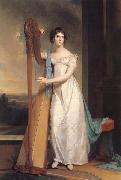 Thomas Sully Lady with a Harp:Eliza Ridgely oil painting